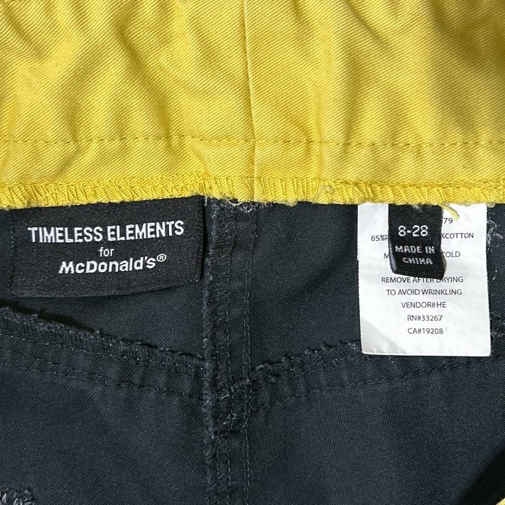 Timeless Elements For Mcdonald’s Black Unisex Wor… - image 6